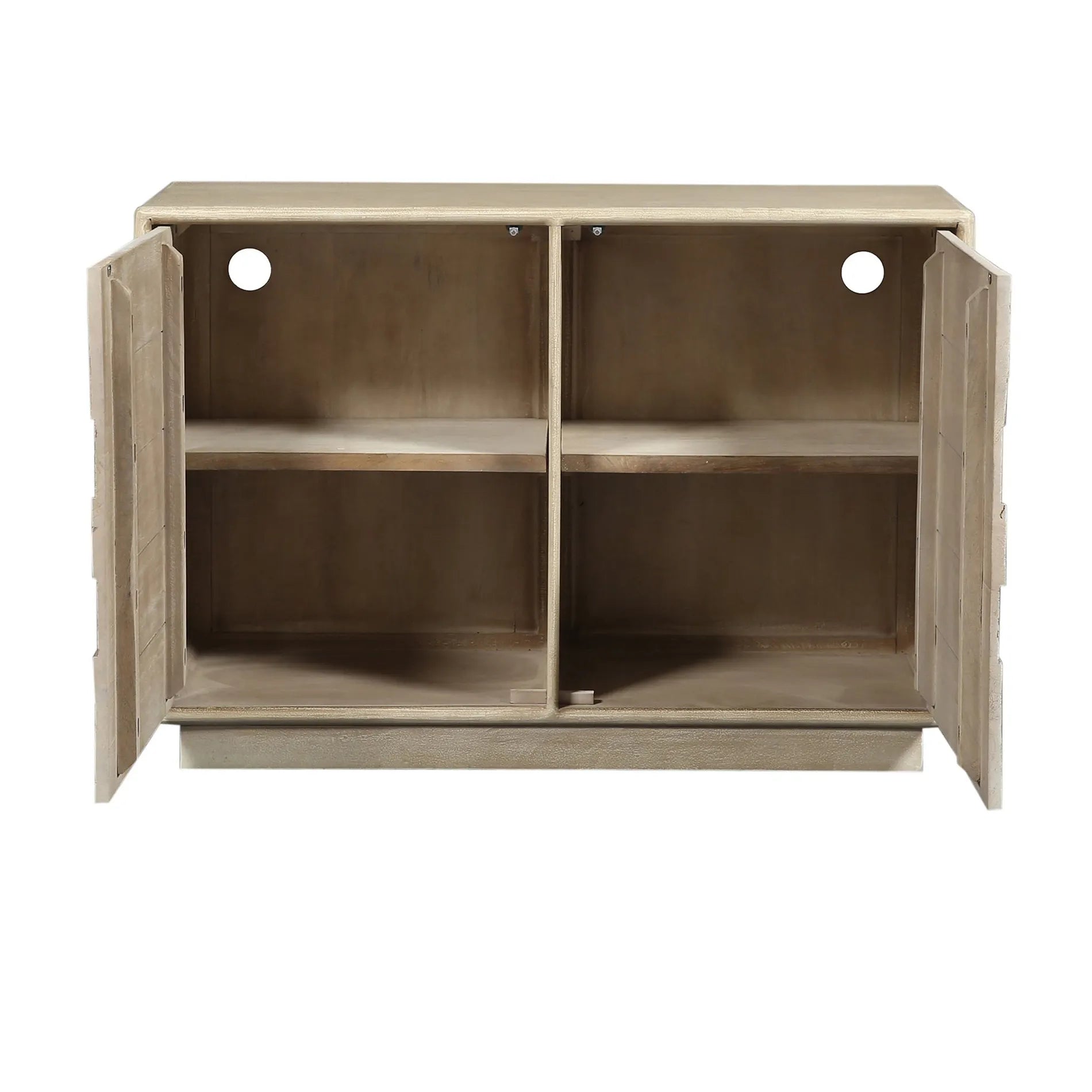 circular handle display cabinet