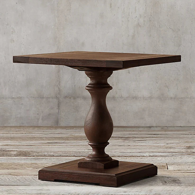 classy bedside walnut finish