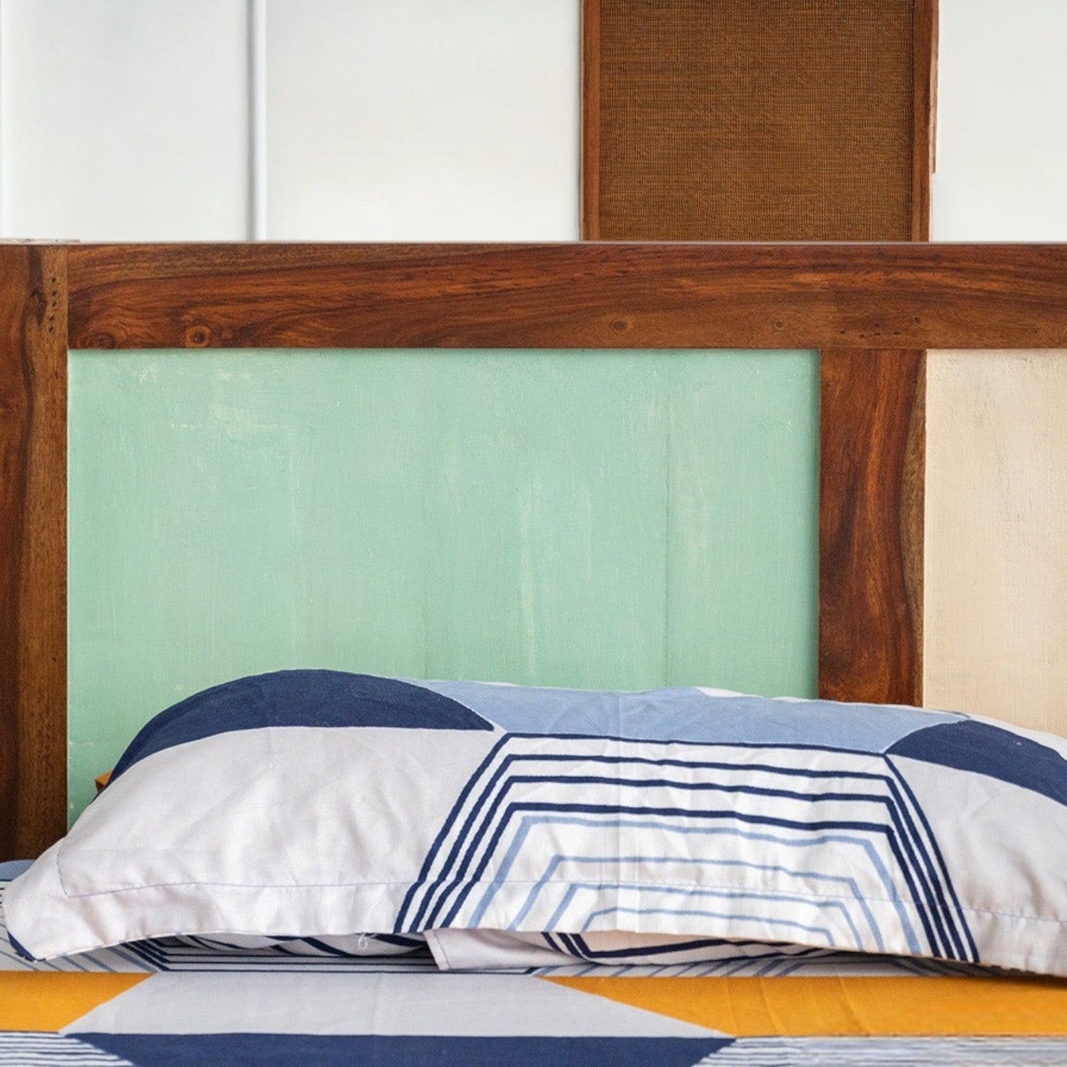 Colour headboard Solid Wood Bed|solid wood bed|wooden bed|king size bed|queen size bed|double bed|king bed|modern beds|bed room,