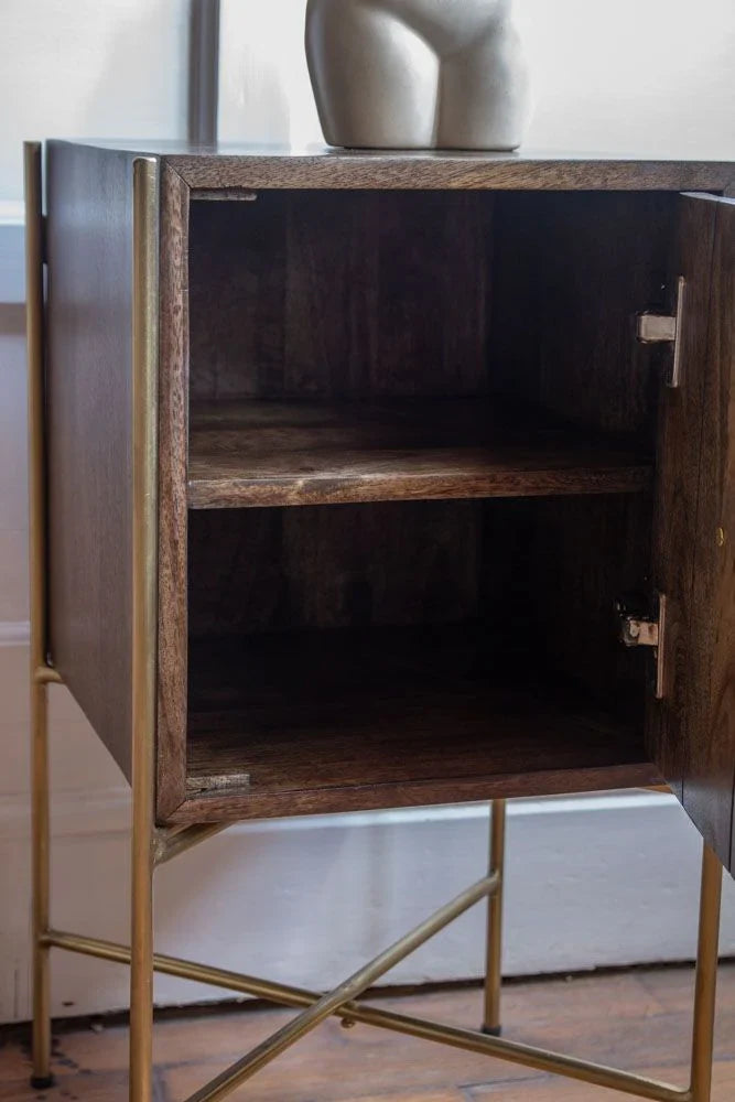 compact bedside storage luxury