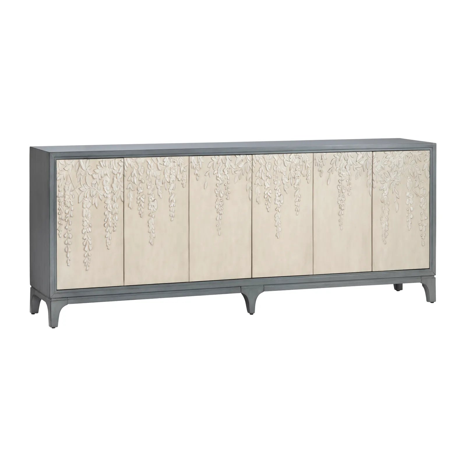 cream pattern sideboard