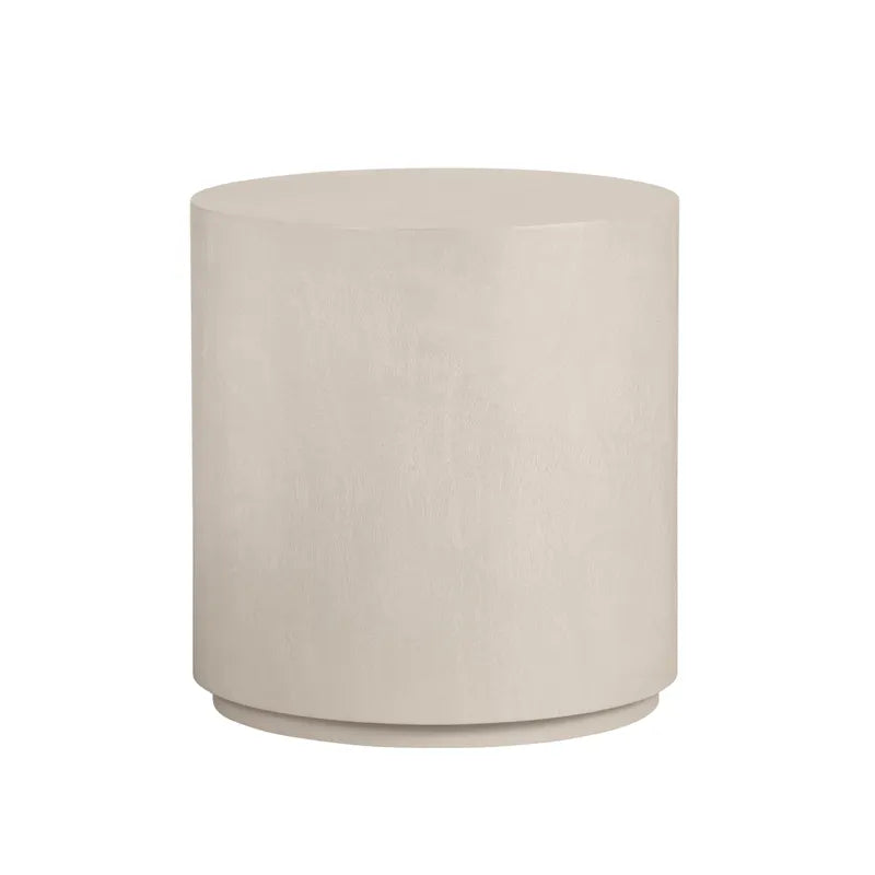 cylindrical platform side table