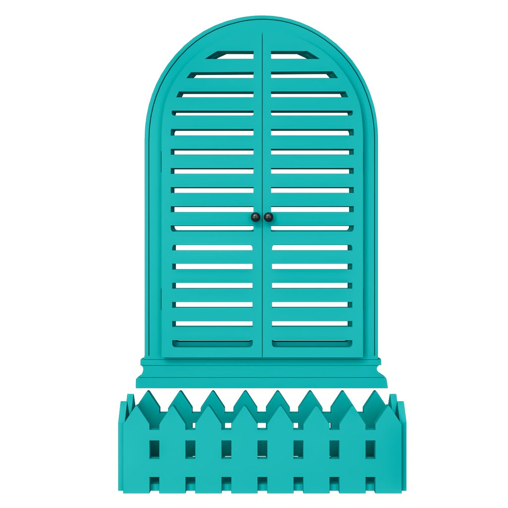 Venice Style Vintage Wooden Wall Decor / Window Frame Wall Decor / Wall Planters