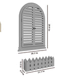 Venice Style Vintage Wooden Wall Decor / Window Frame Wall Decor / Wall Planters
