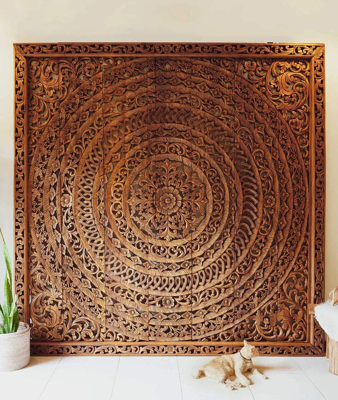 Hazel Carved Headboard Headboard   jlhomedecor2021.myshopify.com