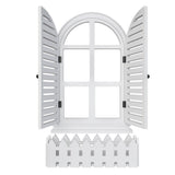 Venice Style Vintage Wooden Wall Decor / Window Frame Wall Decor / Wall Planters