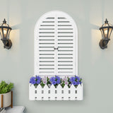 Venice Style Vintage Wooden Wall Decor / Window Frame Wall Decor / Wall Planters