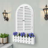 Venice Style Vintage Wooden Wall Decor / Window Frame Wall Decor / Wall Planters