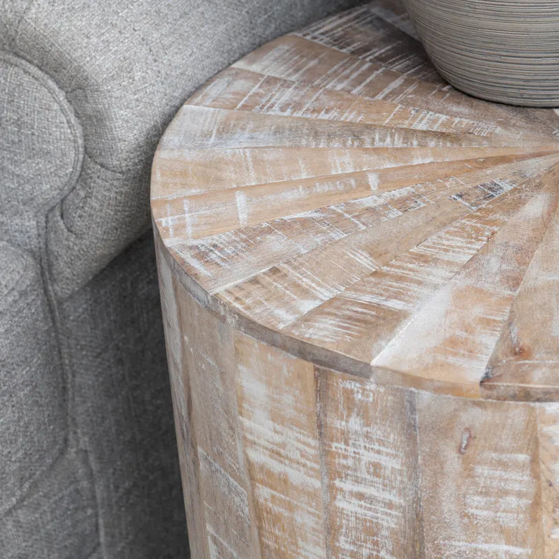 dark base accent table