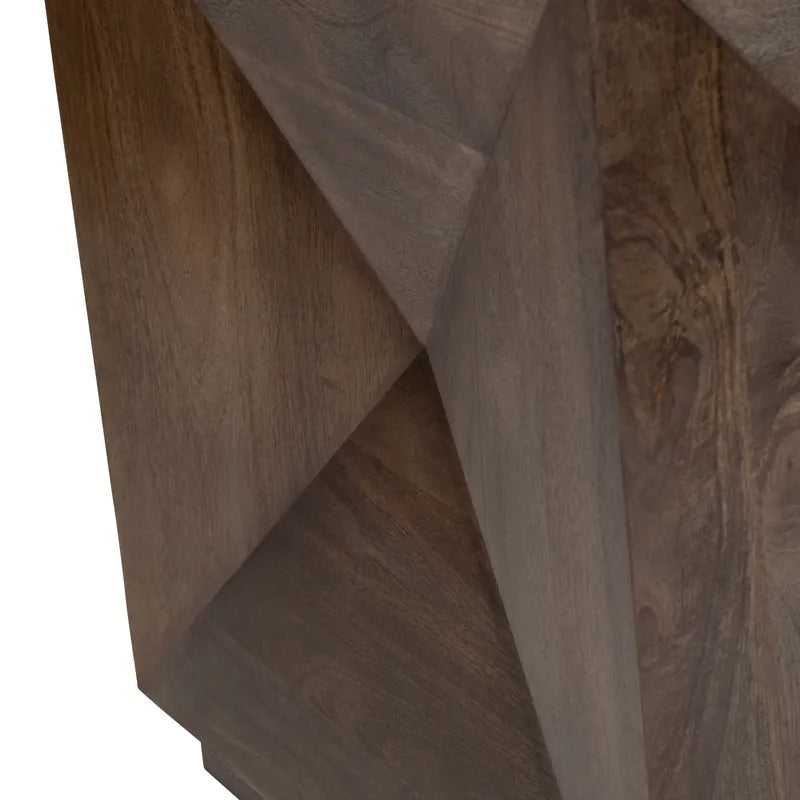  deep brown gray mango wood
