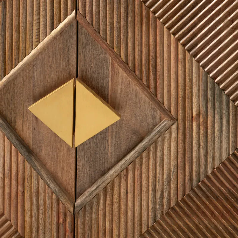 diamond carving mango wood