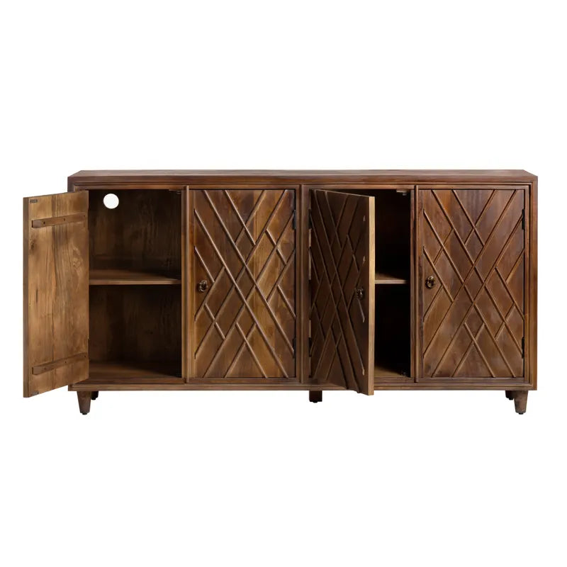diamond lattice sideboard