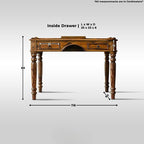 Gatha Solid Wood Study Table