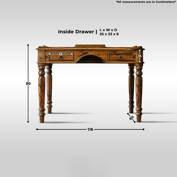 Gatha Solid Wood Study Table