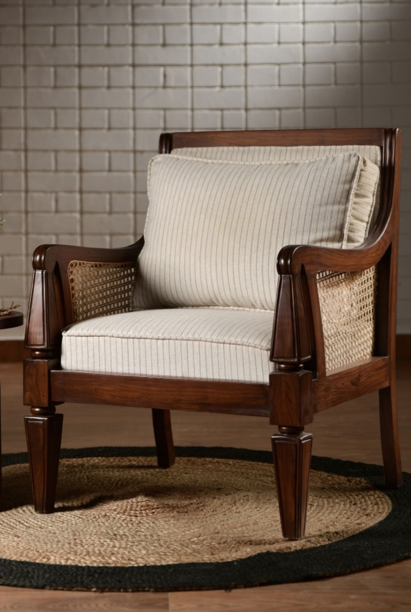 WALLACE CANE ARMCHAIR