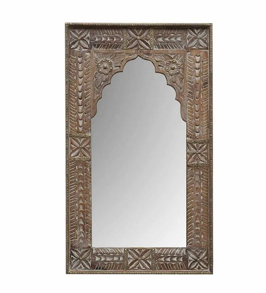 Hand-Carved Jharokha Mirror