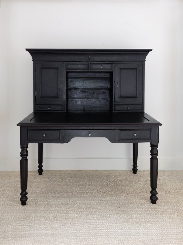 Antique 1800's Ebonized Secretary Desk