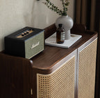 SOLID WALNUT SHOE CABINET WITH DOORS , OAK SHOE CABINET WITH DRAWERS