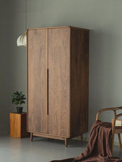 WALNUT ARMOIRE, WALNUT ARMOIRE WARDROBE, SOLID WALNUT ARMOIRE
