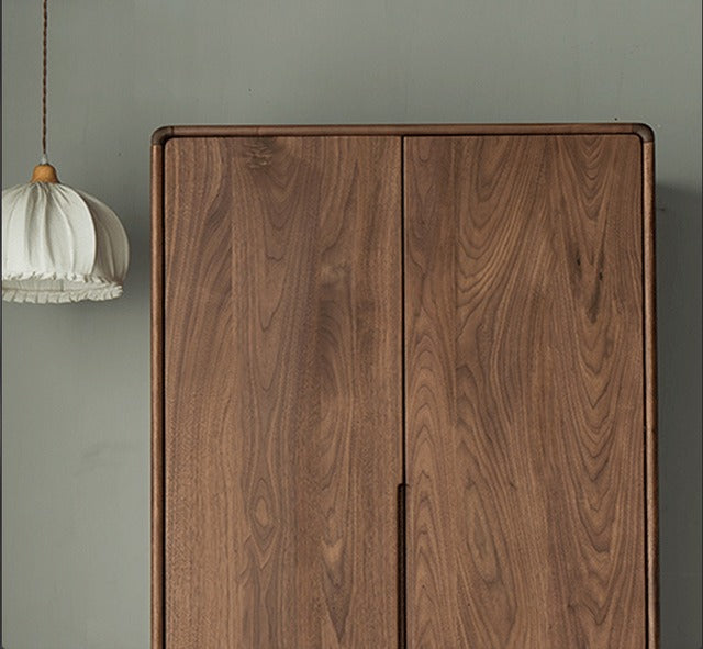 WALNUT ARMOIRE, WALNUT ARMOIRE WARDROBE, SOLID WALNUT ARMOIRE
