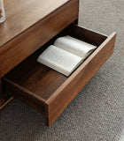 Coffee table with storage | simple tea table |  acacia wood furniture