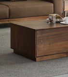 Coffee table with storage | simple tea table |  acacia wood furniture