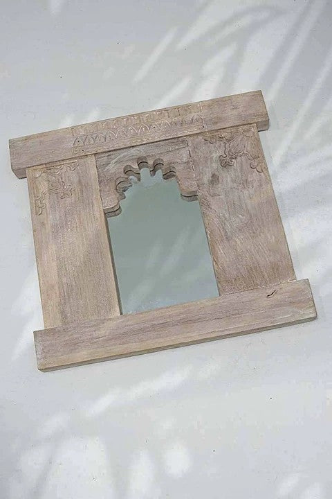 Decorative wall mirror | Vintage Mirror | carved mirror jharokha mirror