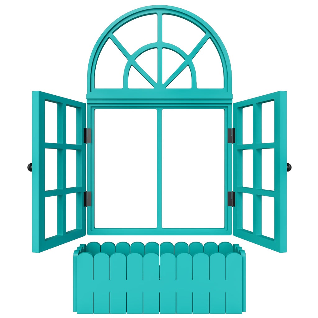 Vinatge Window Inspired Wooden Wall Decor / Window Frame Wall Decor