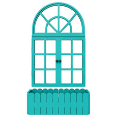 Vinatge Window Inspired Wooden Wall Decor / Window Frame Wall Decor