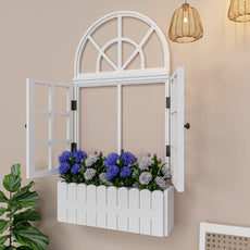 Vinatge Window Inspired Wooden Wall Decor / Window Frame Wall Decor