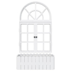 Vinatge Window Inspired Wooden Wall Decor / Window Frame Wall Decor