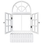 Vinatge Window Inspired Wooden Wall Decor / Window Frame Wall Decor