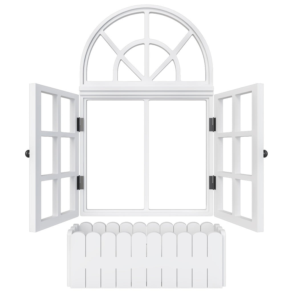 Vinatge Window Inspired Wooden Wall Decor / Window Frame Wall Decor