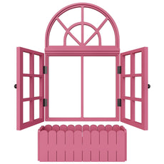 Vinatge Window Inspired Wooden Wall Decor / Window Frame Wall Decor
