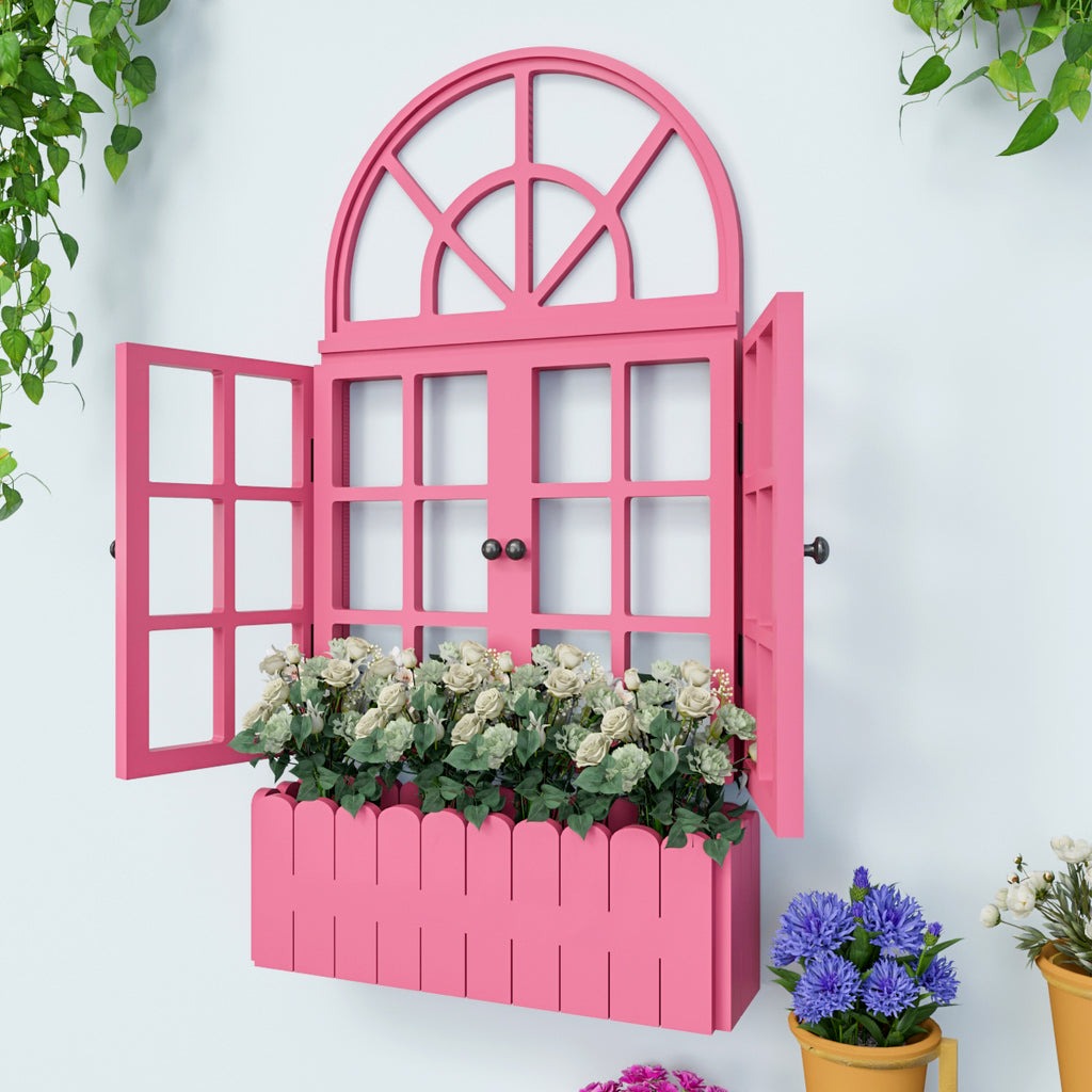 Vinatge Window Inspired Wooden Wall Decor / Window Frame Wall Decor