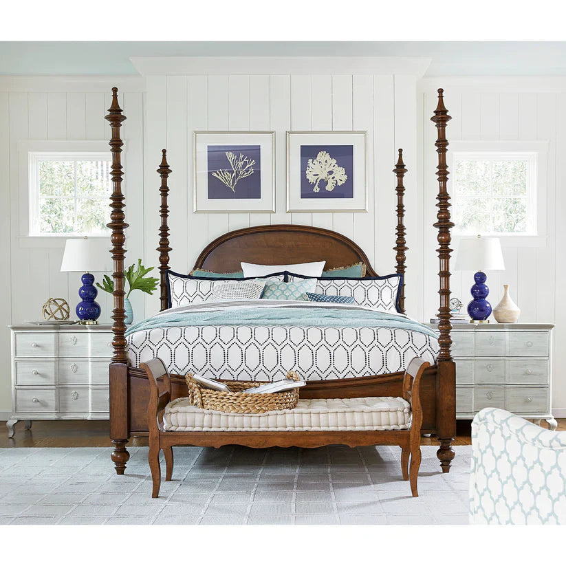 elegant mango wood bed