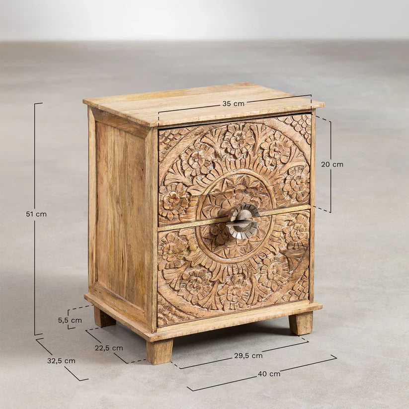 fern bed side table