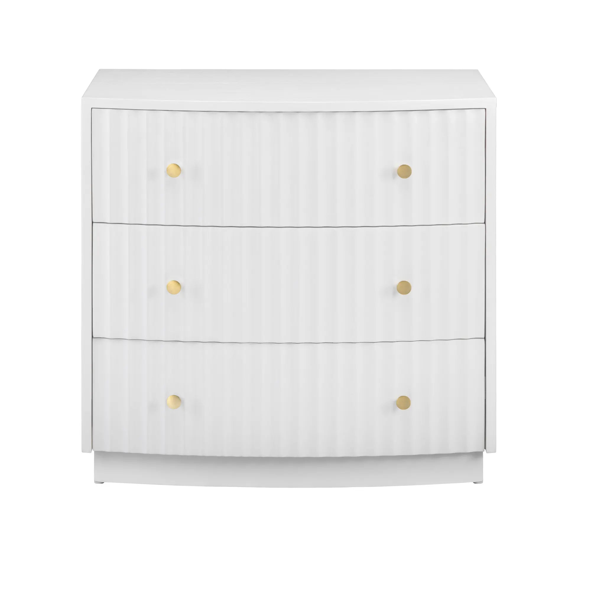 fluted drawer chest