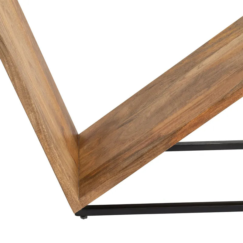 geometric modern entryway table
