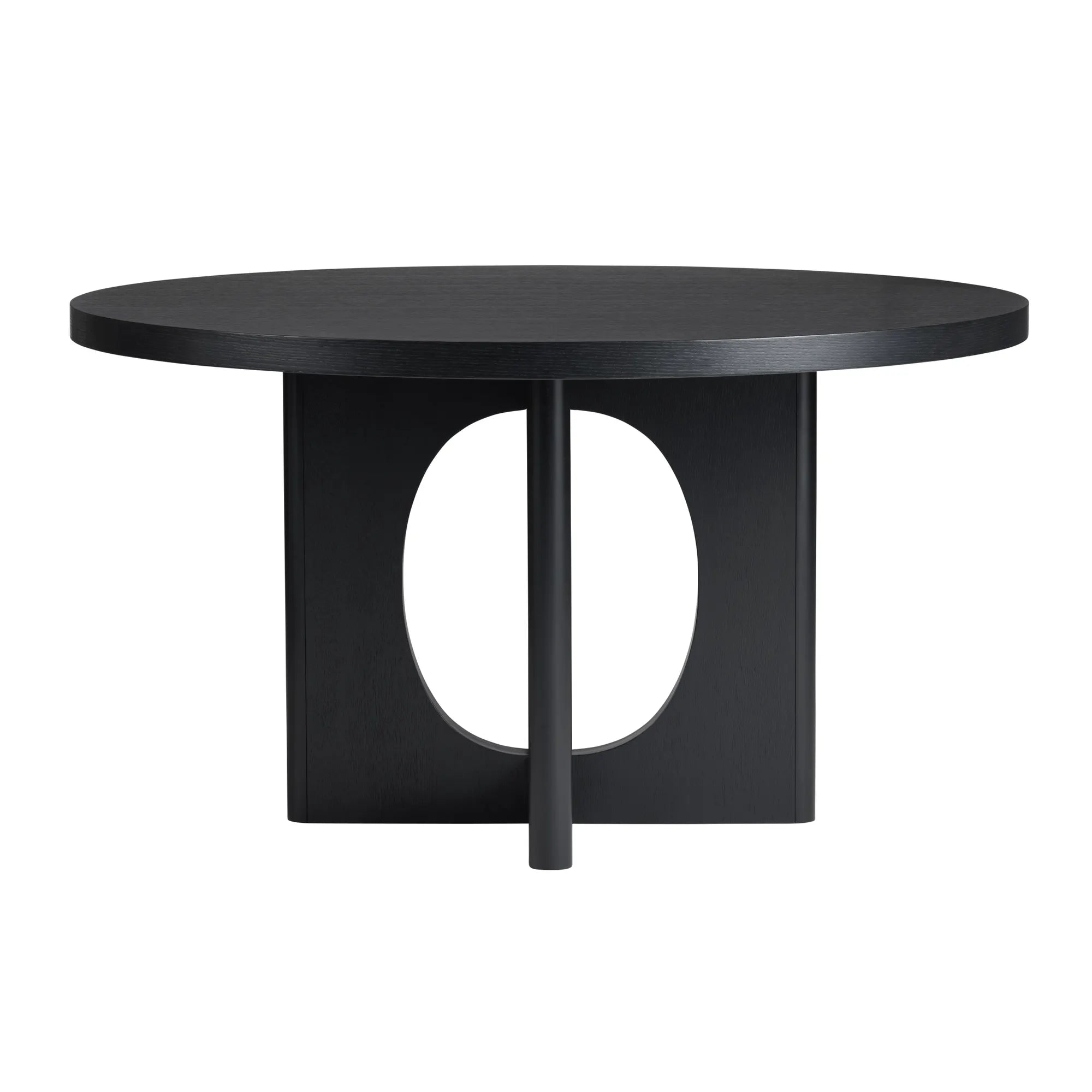 geometric pedestal dining table
