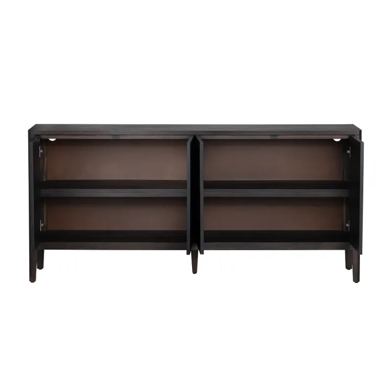 gold hardware dining storage