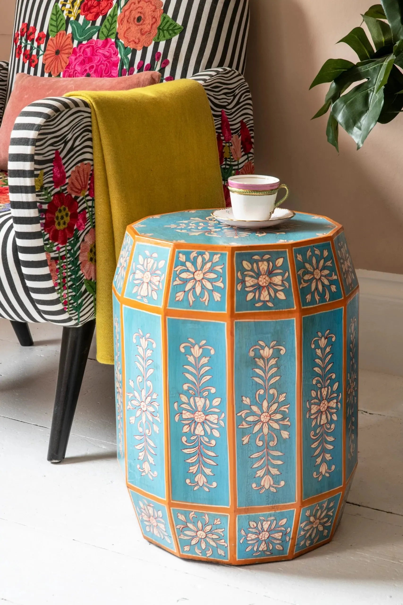 Hand Painted Mango Wood Coffee Table | Side Table | jaipur furniture | new furniture design Coffee Table  Artisanal Furniture jlhomedecor2021.myshopify.com