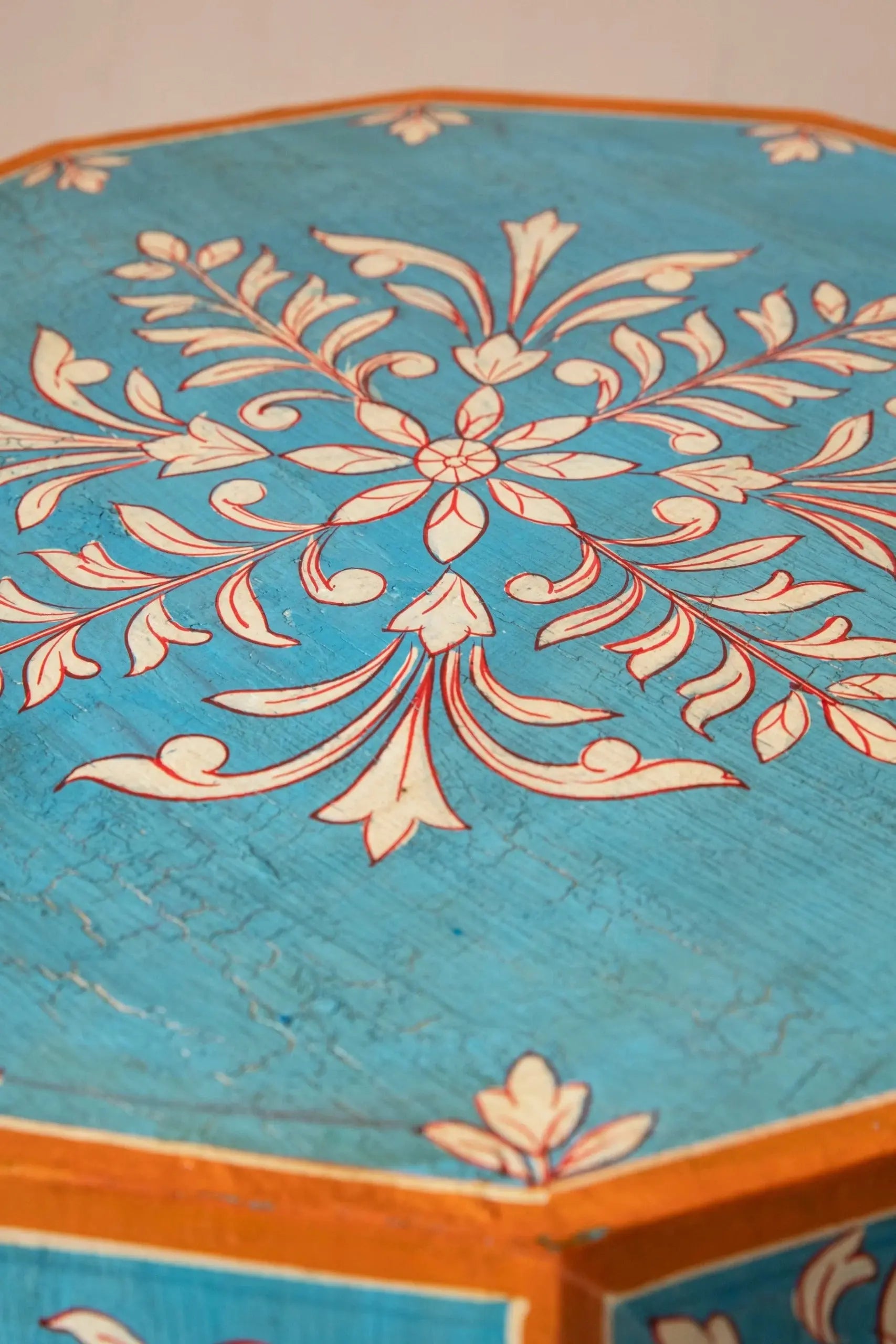 Hand Painted Mango Wood Coffee Table | Side Table | jaipur furniture | new furniture design Coffee Table  Artisanal Furniture jlhomedecor2021.myshopify.com
