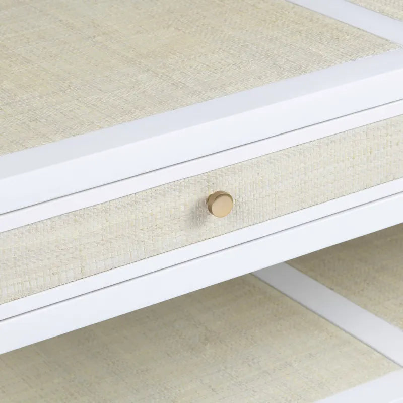 hand-woven rattan  table