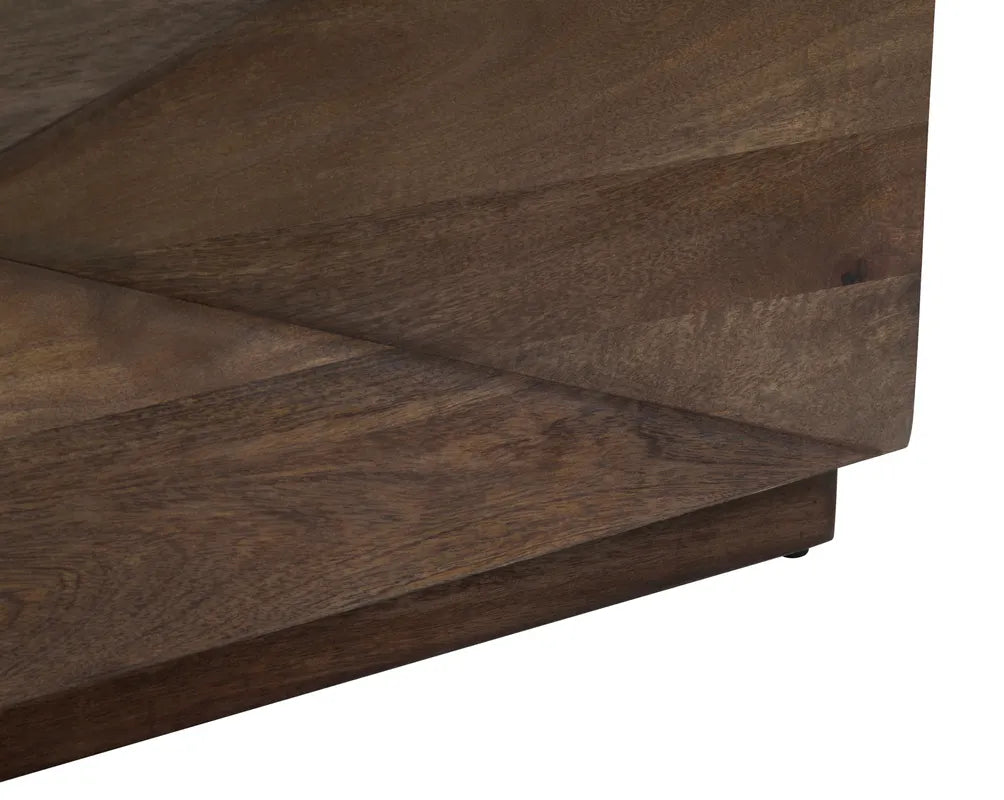 hand‑carved beveled 