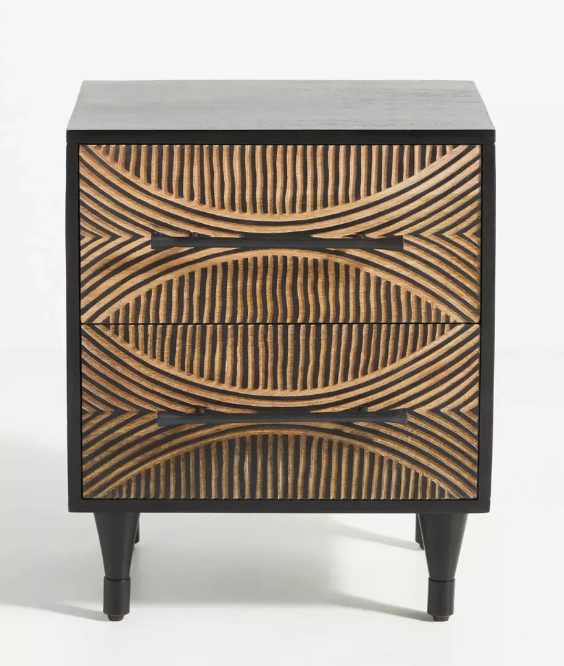 handcarved bedside