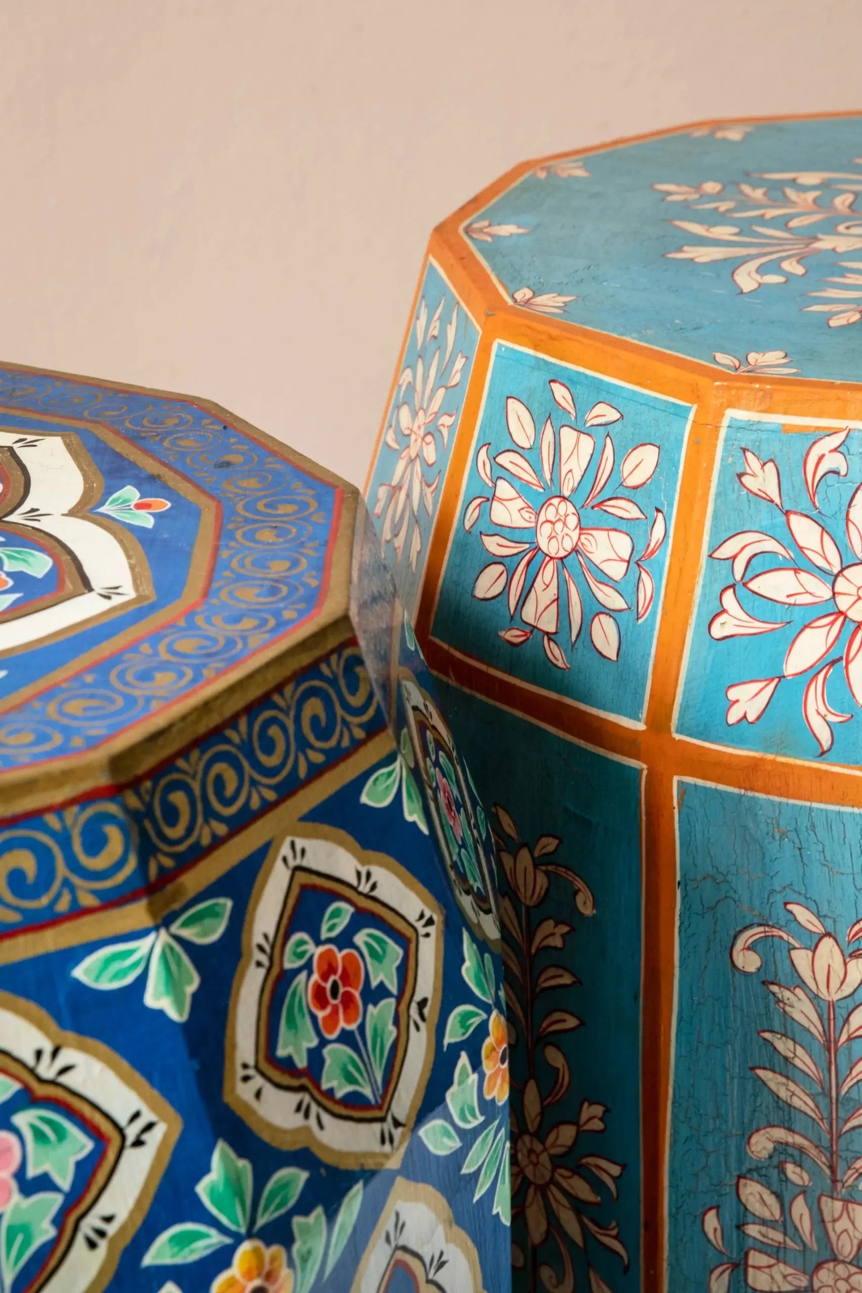 Hand Painted Mango Wood Coffee Table | Side Table | jaipur furniture | new furniture design Coffee Table  Artisanal Furniture jlhomedecor2021.myshopify.com