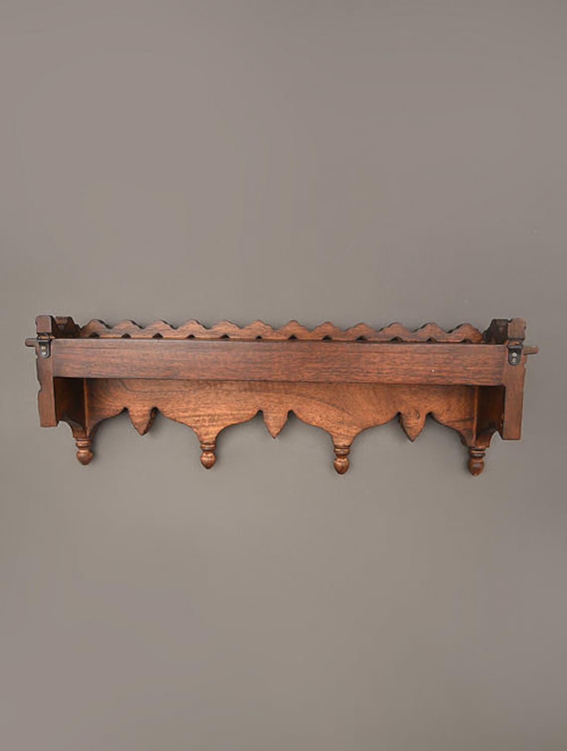 Handmade Indian Vintage Handcarved Wooden Wall Shelf || Original Hand Crafted Engraved by Artisan's of jodhpur - J.L.HOME DECOR