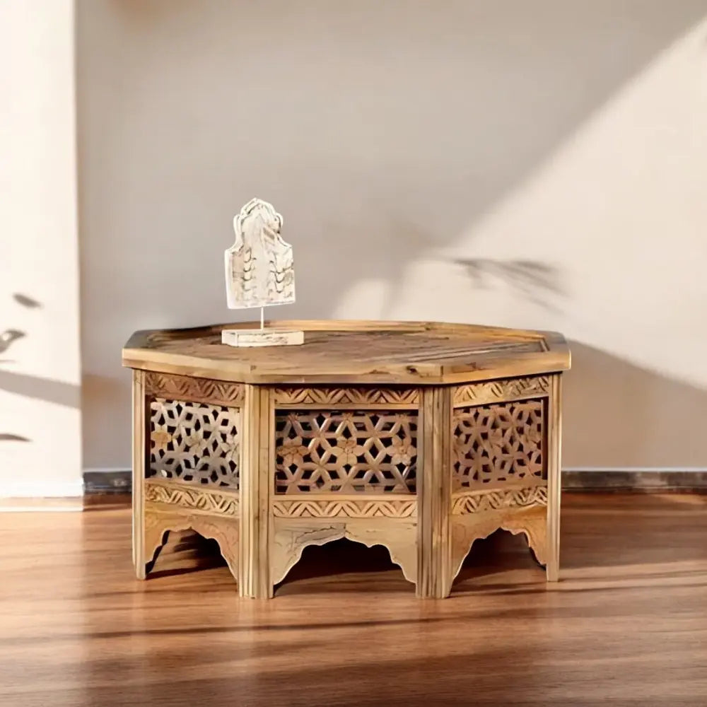 Antique Coffee Tables | Natural Round Coffee Table Hand Carving | solid wood furniture Coffee Table  antique coffee table​ jlhomedecor2021.myshopify.com