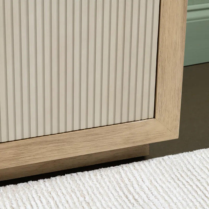 interlocking geometric metal handles